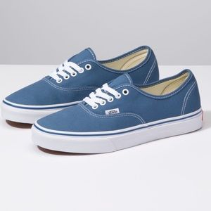 NWOT Blue vans, never been worn size m 9.5 w 11